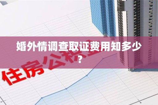 宁化婚外情调查取证费用知多少？