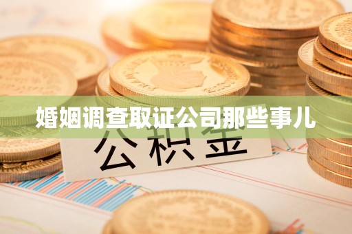 宁化婚姻调查取证公司那些事儿