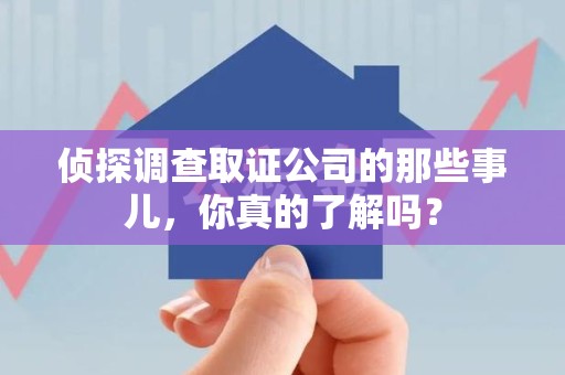 宁化侦探调查取证公司的那些事儿，你真的了解吗？