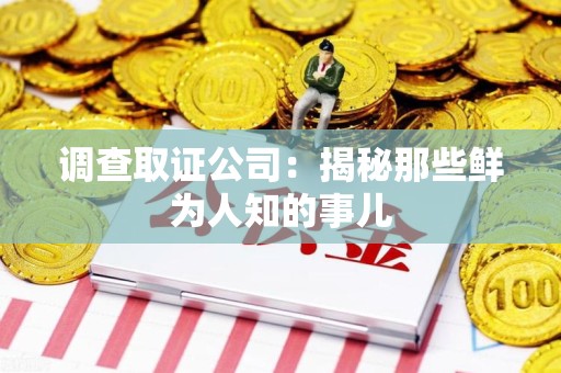 宁化调查取证公司：揭秘那些鲜为人知的事儿