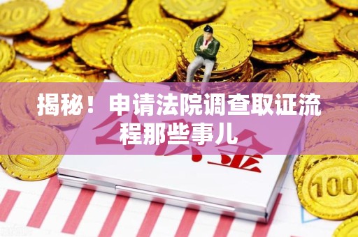 宁化揭秘！申请法院调查取证流程那些事儿