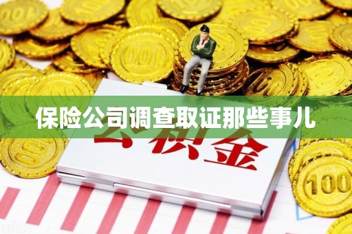 宁化保险公司调查取证那些事儿