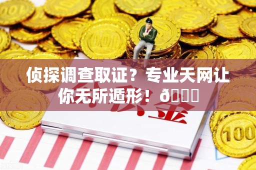 宁化侦探调查取证？专业天网让你无所遁形！😎