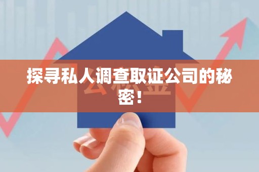 宁化探寻私人调查取证公司的秘密！