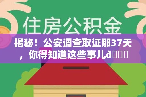宁化揭秘！公安调查取证那37天，你得知道这些事儿😎